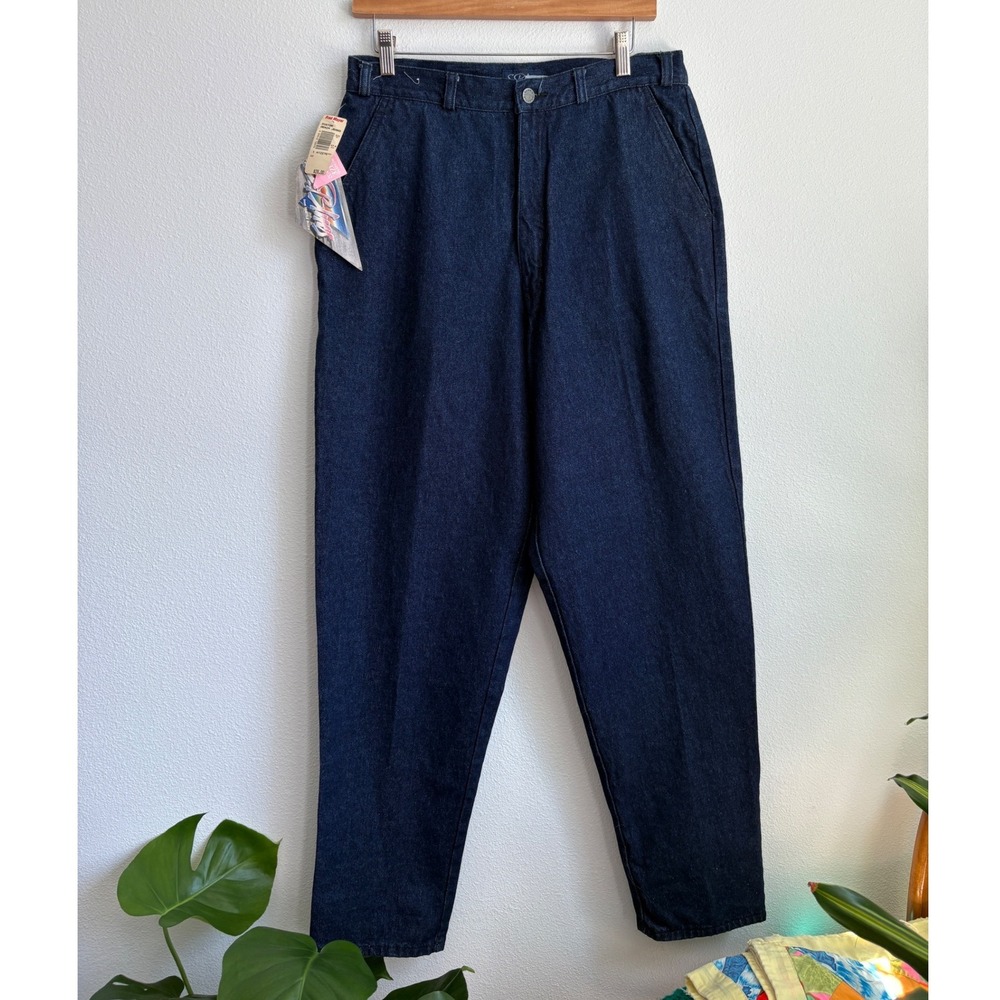 Vintage Plus Size S. Blues Tapered Leg High Waisted Denim Jeans 18W/32 NWT